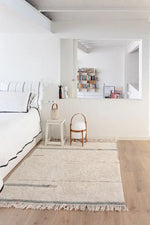 LORENA CANALS - Tapis Lavable Lanes Vintage Bleu 140 X 200 Cm