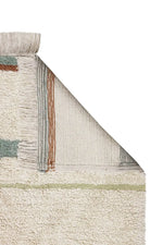 LORENA CANALS - Tapis Lavable Lanes Vintage Bleu 140 X 200 Cm