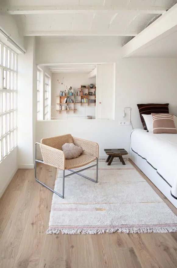 LORENA CANALS - Tapis Lavable Lanes Vintage Nude 140 X 200 Cm