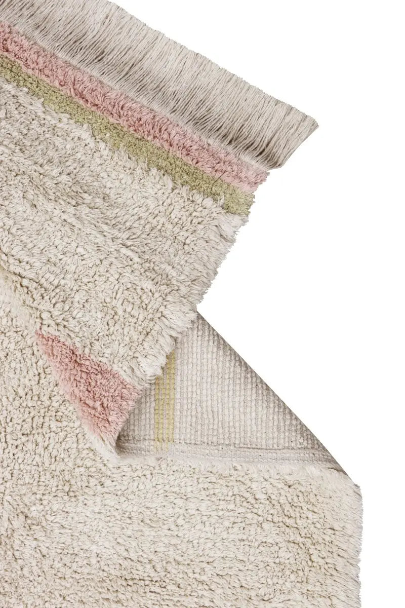 LORENA CANALS - Tapis Lavable Lanes Vintage Nude 140 X 200 Cm