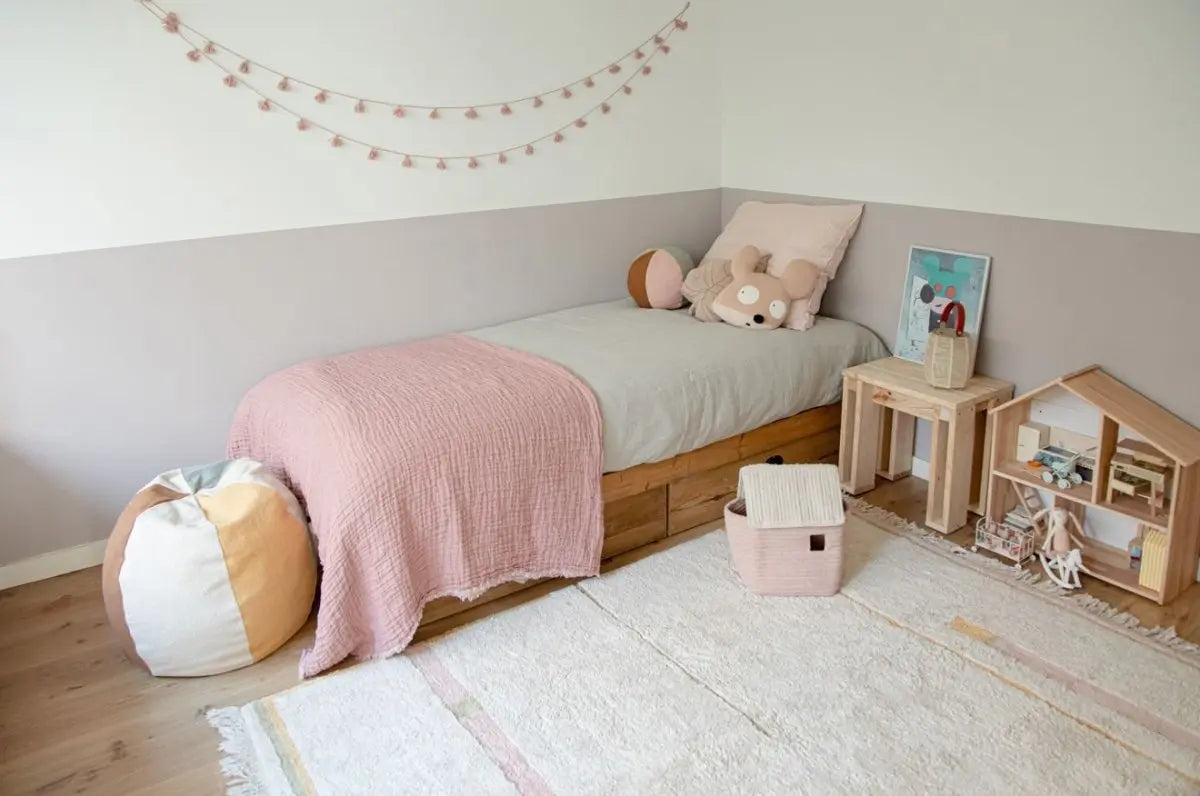 LORENA CANALS - Tapis Lavable Lanes Vintage Nude 140 X 200 Cm