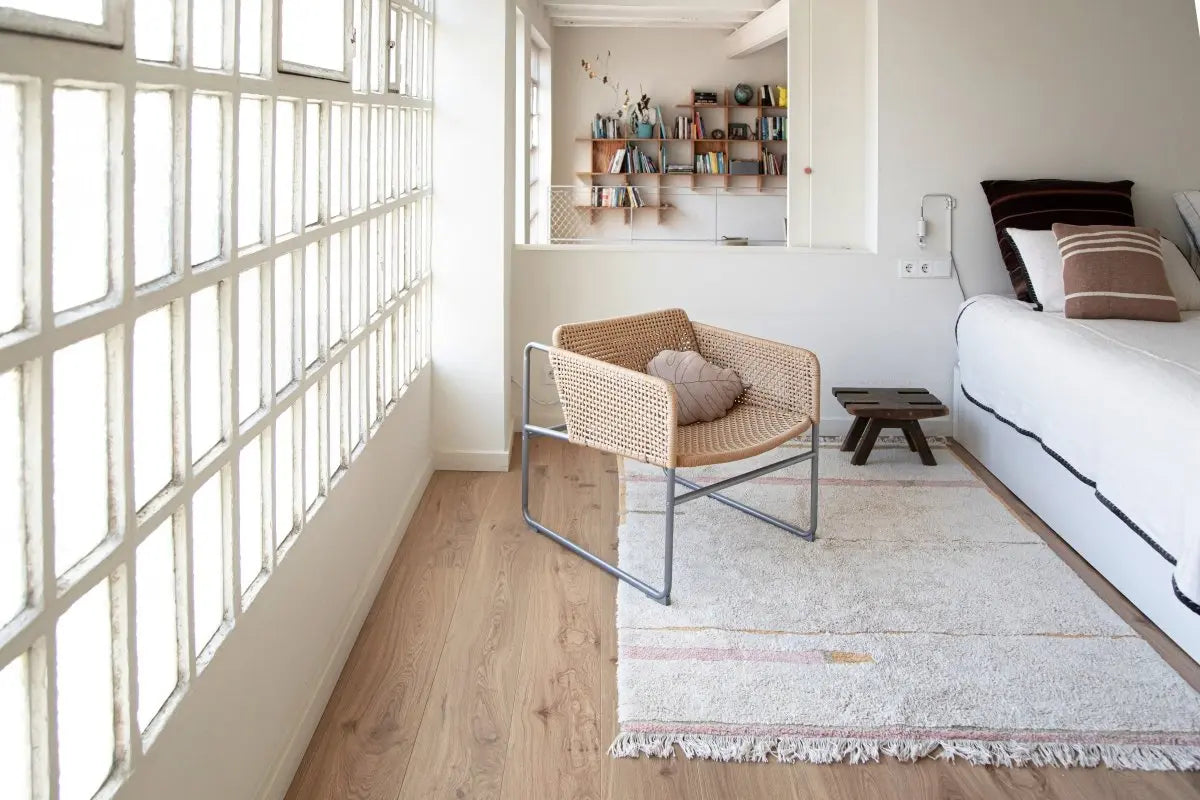 LORENA CANALS - Tapis Lavable Lanes Vintage Nude 140 X 200 Cm