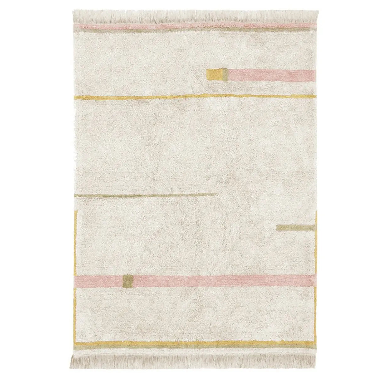 LORENA CANALS - Tapis Lavable Lanes Vintage Nude 140 X 200 Cm