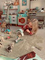 LORENA CANALS - Tapis Lavable Mini Monstera Olive 75 X 100 Cm