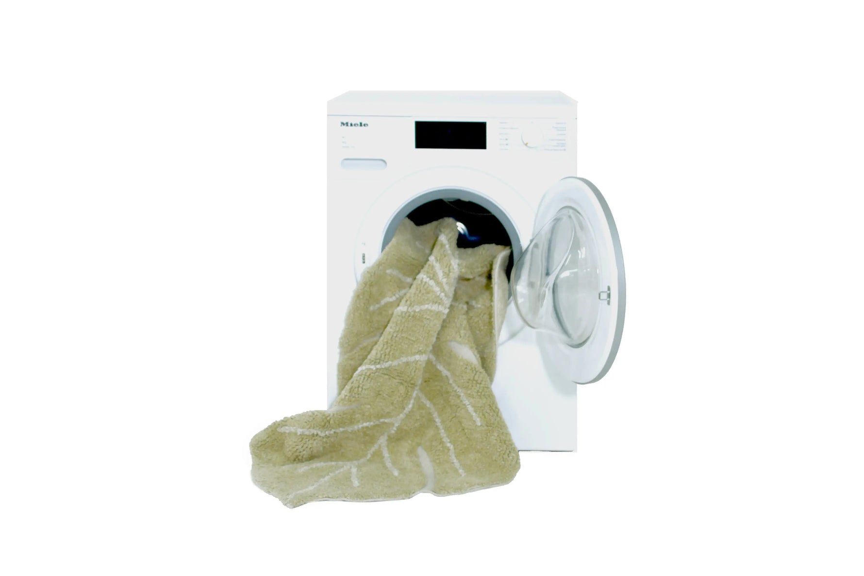 LORENA CANALS - Tapis Lavable Mini Monstera Olive 75 X 100 Cm