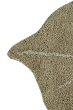 LORENA CANALS - Tapis Lavable Mini Monstera Olive 75 X 100 Cm