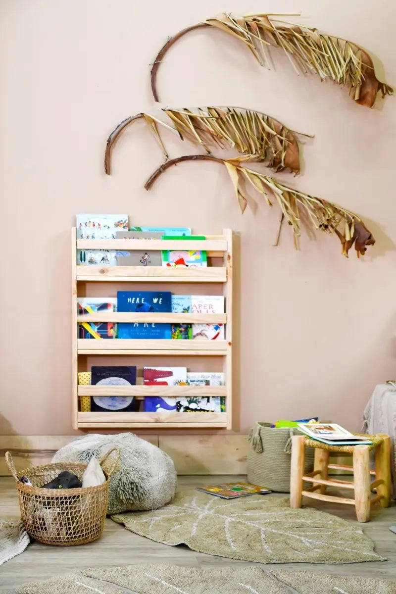 LORENA CANALS - Tapis Lavable Mini Monstera Olive 75 X 100 Cm