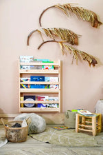 LORENA CANALS - Tapis Lavable Mini Monstera Olive 75 X 100 Cm