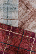 LORENA CANALS - Tapis Lavable Motif Tartan - Rouge Vintage 90 X 120 Cm