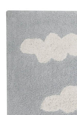 LORENA CANALS - Tapis Lavable Nuages Gris 120 X 160 Cm