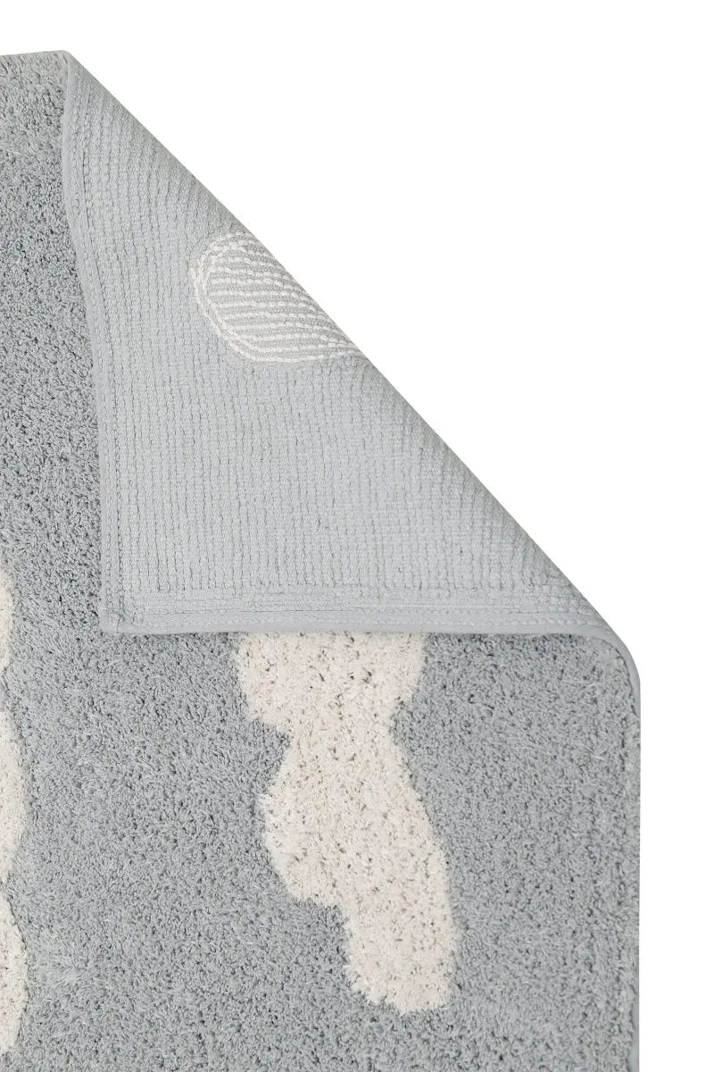 LORENA CANALS - Tapis Lavable Nuages Gris 120 X 160 Cm