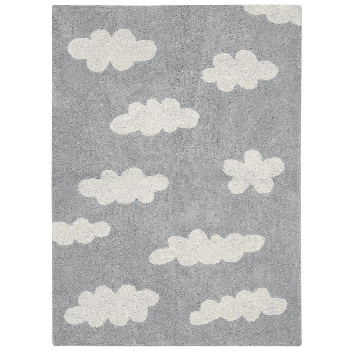 LORENA CANALS - Tapis Lavable Nuages Gris 120 X 160 Cm