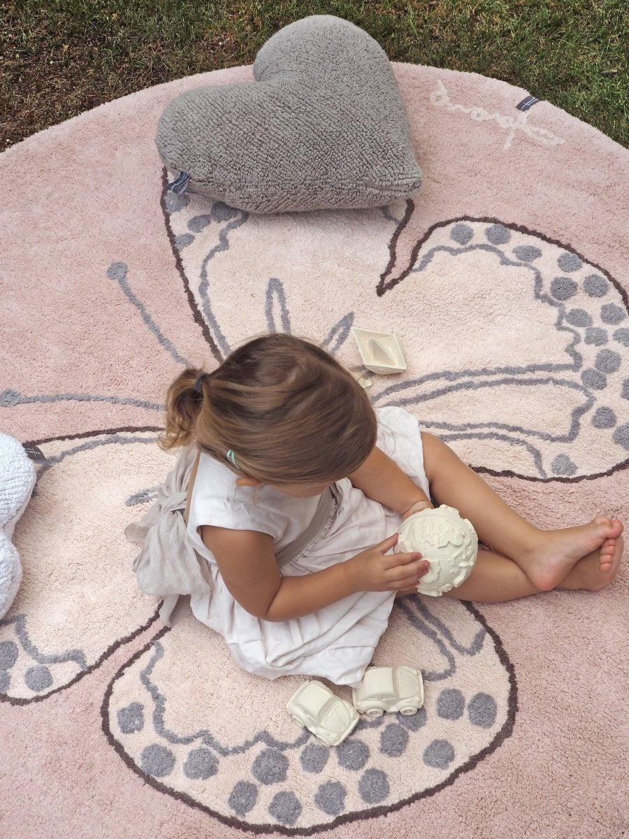 LORENA CANALS - Tapis Lavable Papillon 160 x 160 Cm