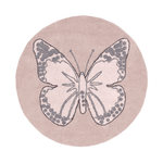 LORENA CANALS - Tapis Lavable Papillon 160 x 160 Cm