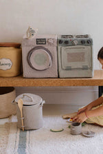 LORENA CANALS - Tapis Lavable Plate Vintage Bleu 170 x 240 cm