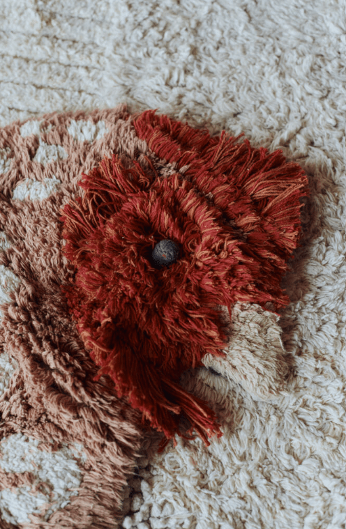 LORENA CANALS - Tapis Lavable - Poulet 110 x 100 Cm