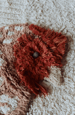 LORENA CANALS - Tapis Lavable - Poulet 110 x 100 Cm