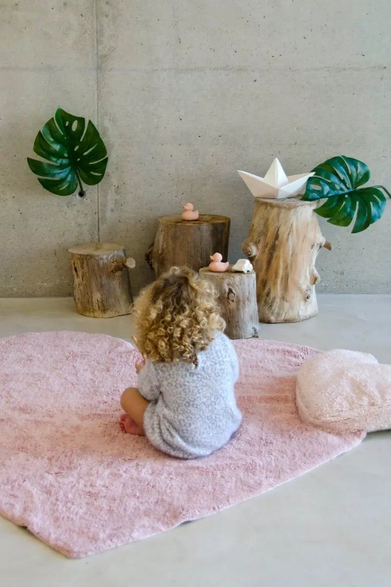 LORENA CANALS - Tapis Lavable Puffy Coeur 160 X 180 Cm - Les Petits