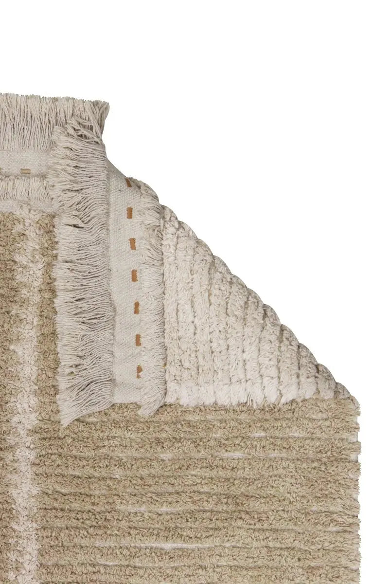 LORENA CANALS - Tapis Lavable Réversible Duetto Sauge 80 X 230 Cm