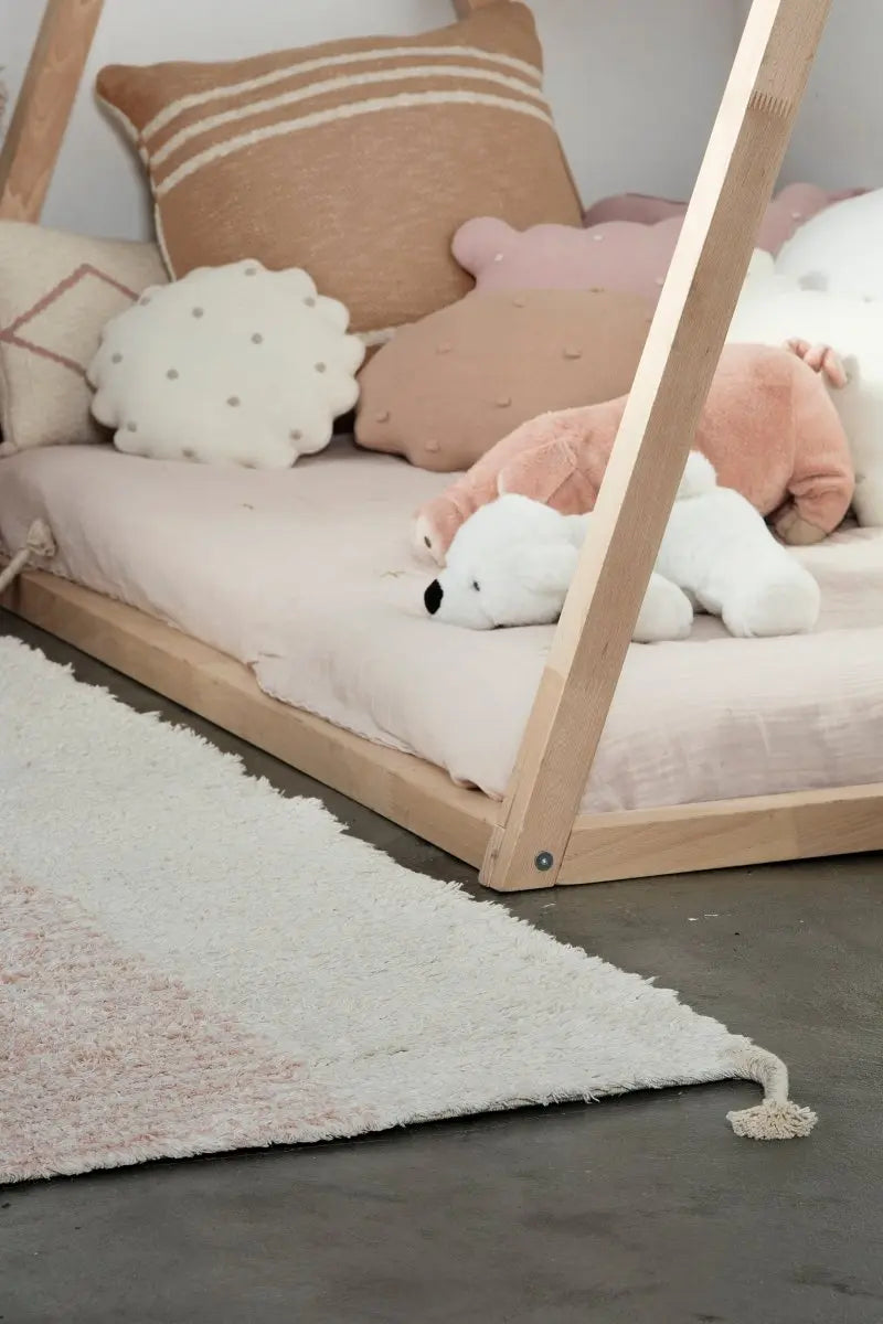 LORENA CANALS - Tapis Lavable Réversible Gelato Rose 120 X 160 Cm