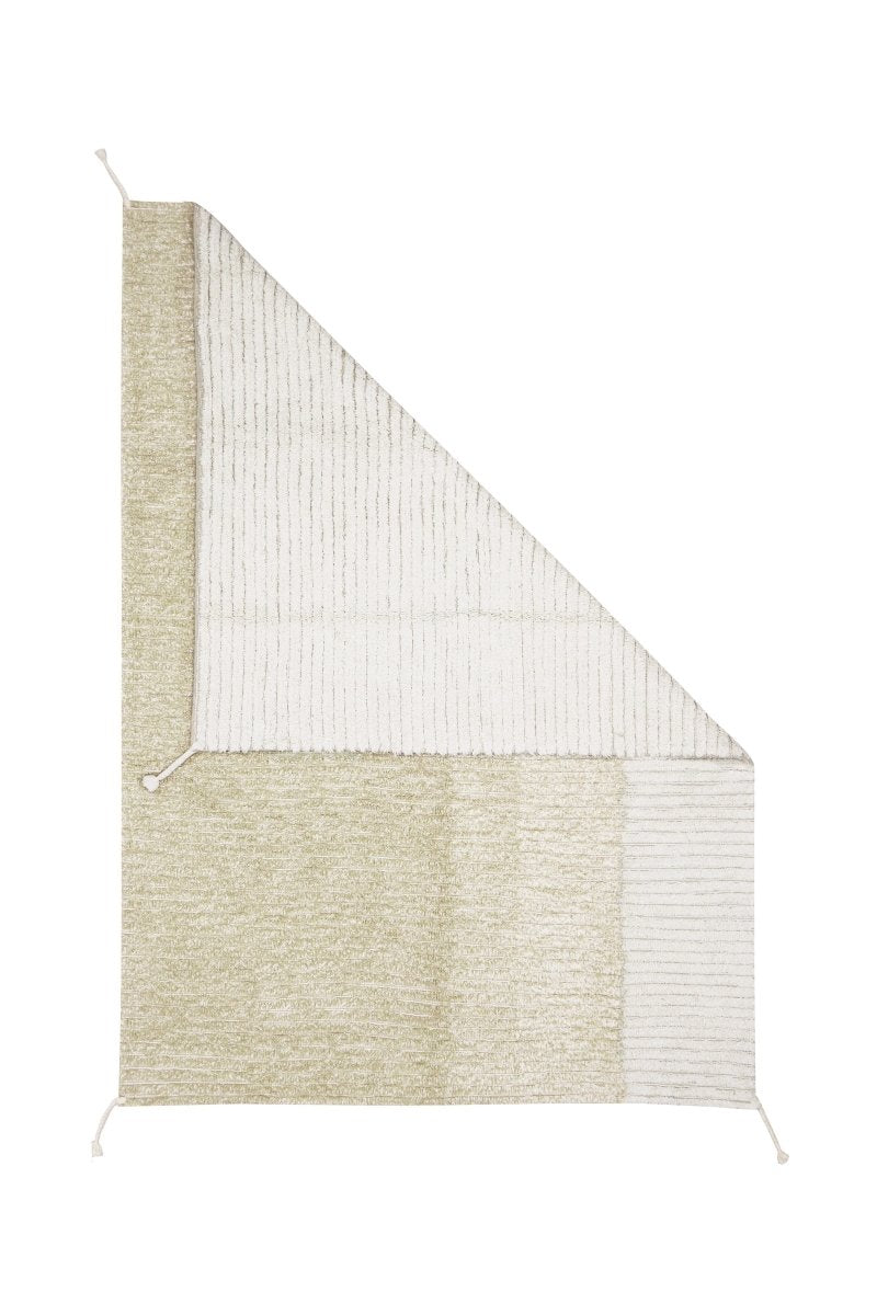 LORENA CANALS - Tapis Lavable Réversible Gelato Vert 120 x 160 Cm