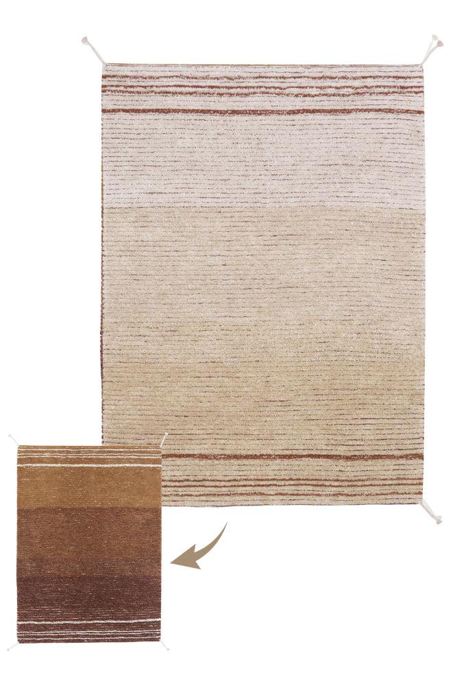 LORENA CANALS - Tapis Lavable Réversible Twin Toffee 200 x 300 cm