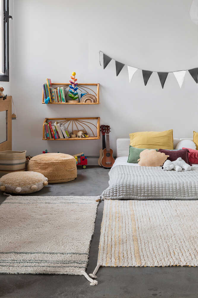 LORENA CANALS - Tapis Lavable Réversible Twin Vintage Blue 200 x 300 cm