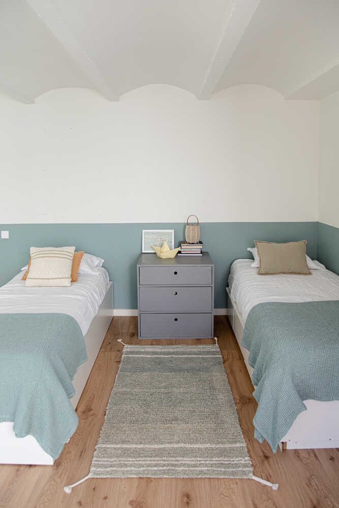 LORENA CANALS - Tapis Lavable Réversible Twin Vintage Blue 200 x 300 cm