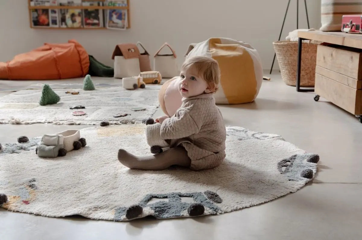 LORENA CANALS - Tapis Lavable Roues Ø 140 Cm