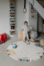 LORENA CANALS - Tapis Lavable Roues Ø 140 Cm