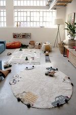 LORENA CANALS - Tapis Lavable Roues Ø 140 Cm