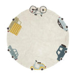 LORENA CANALS - Tapis Lavable Roues Ø 140 Cm