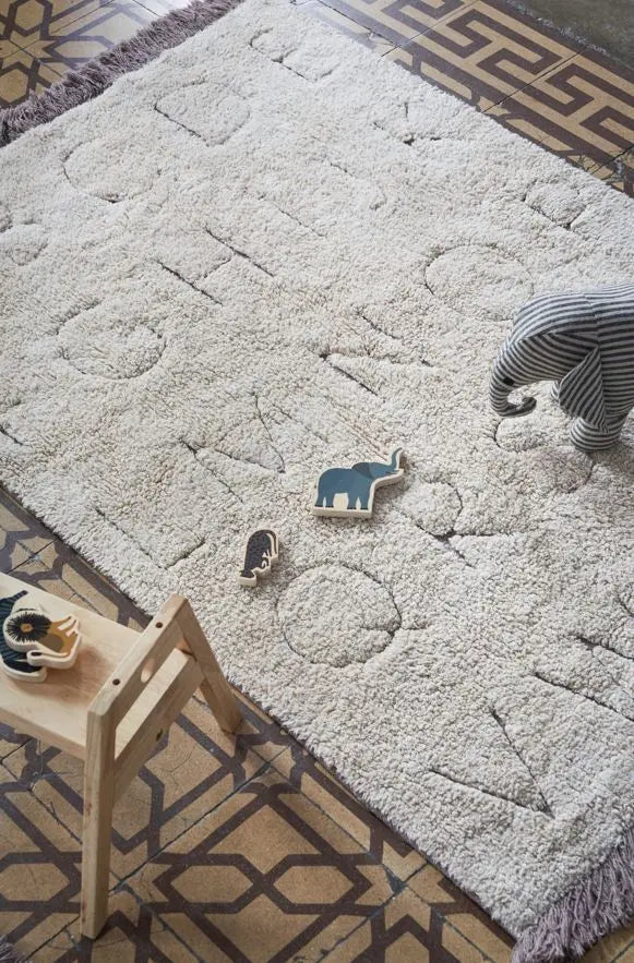 LORENA CANALS - Tapis Lavable Rugcycled Abc 90 X 130 Cm