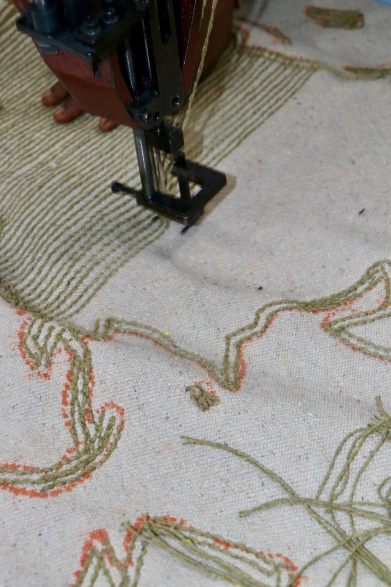 LORENA CANALS - Tapis Lavable Rugcycled Carte Du Monde Ø 120 Cm