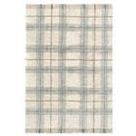 LORENA CANALS - Tapis Lavable Tartan - Bleu Sauge 140 Cm X 190 Cm