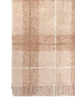 LORENA CANALS - Tapis Lavable Tartan - Rose 140 X 190 Cm