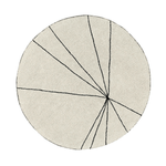 LORENA CANALS - Tapis Lavable Trace Beige 160 x 160 Cm