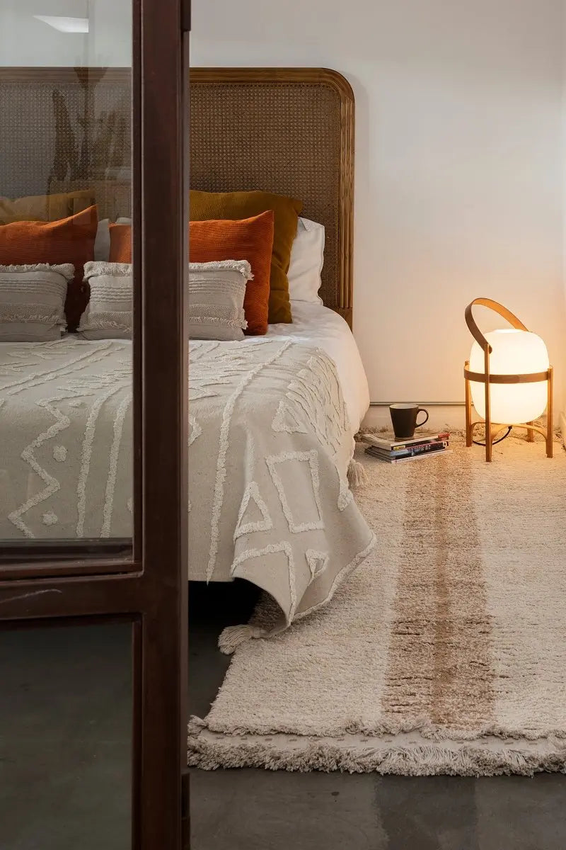 LORENA CANALS - Tapis Lavable Tribu Naturel 120 X 160 Cm