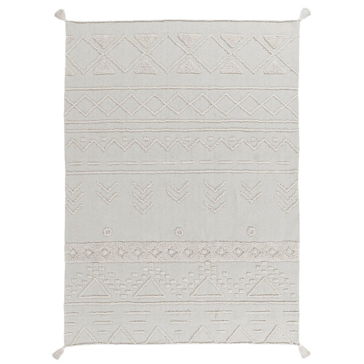 LORENA CANALS - Tapis Lavable Tribu Naturel 120 X 160 Cm