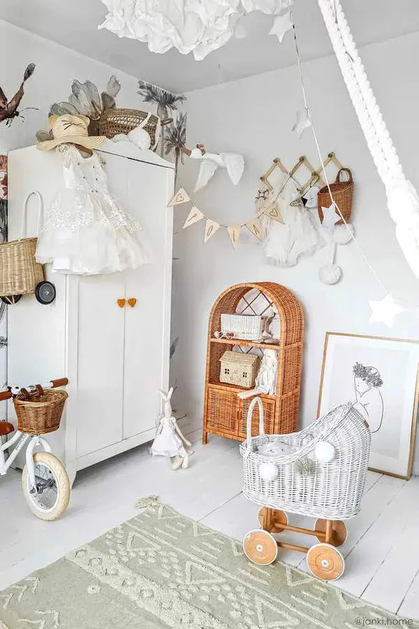 LORENA CANALS - Tapis Lavable Tribu Olive 120 X 160 Cm