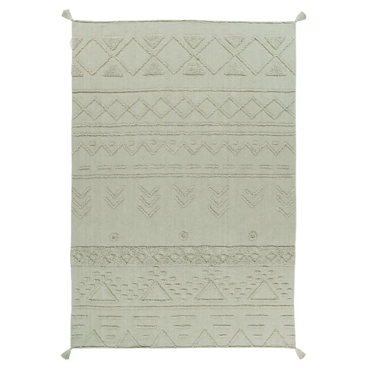 LORENA CANALS - Tapis Lavable Tribu Olive 120 X 160 Cm