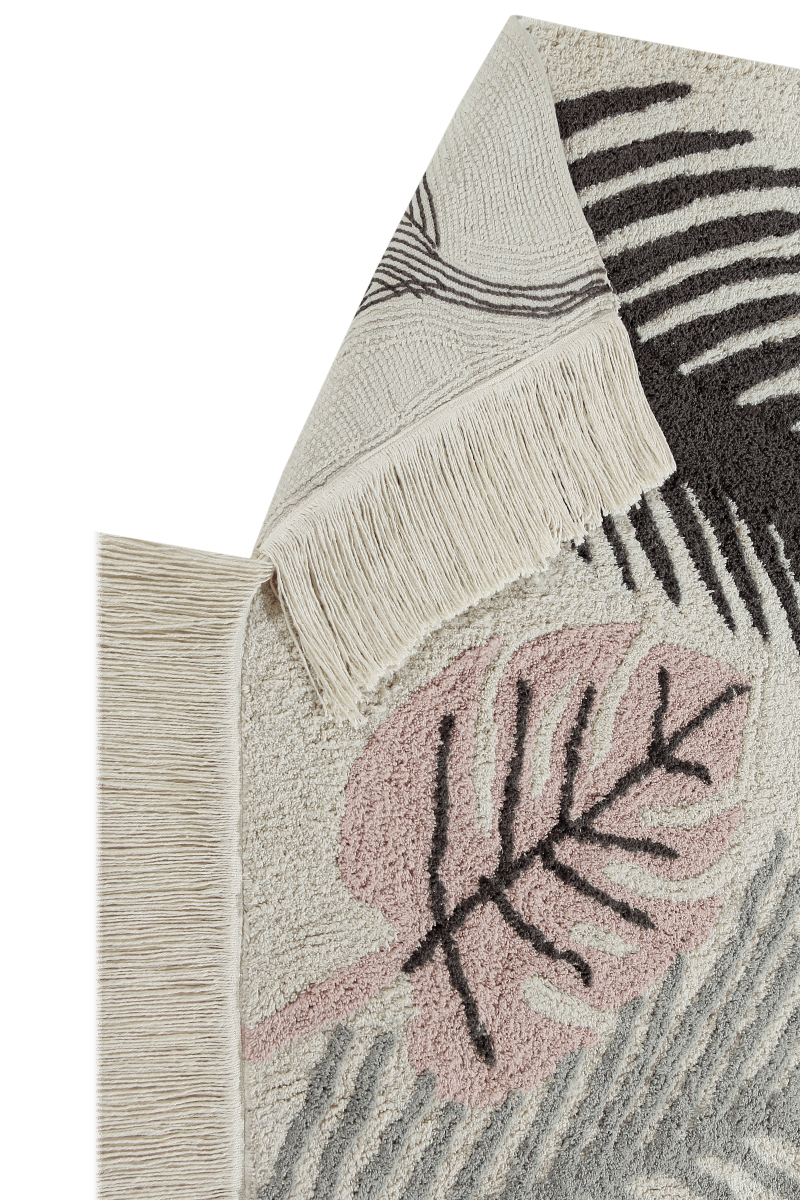 LORENA CANALS - Tapis Lavable Tropical Rose 140 x 200 Cm