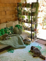 LORENA CANALS - Tapis Lavable Vert Tropical 140 x 200 Cm