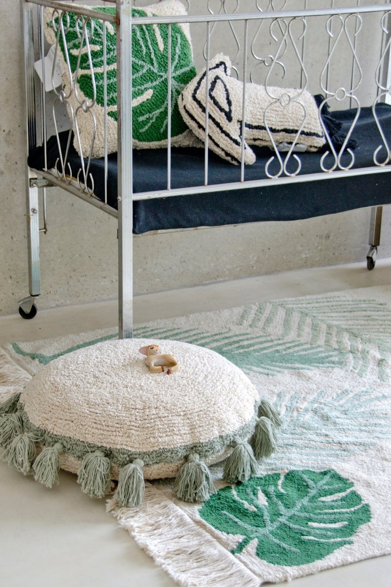 LORENA CANALS - Tapis Lavable Vert Tropical 140 x 200 Cm