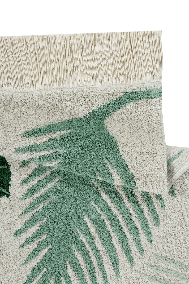 LORENA CANALS - Tapis Lavable Vert Tropical 140 x 200 Cm