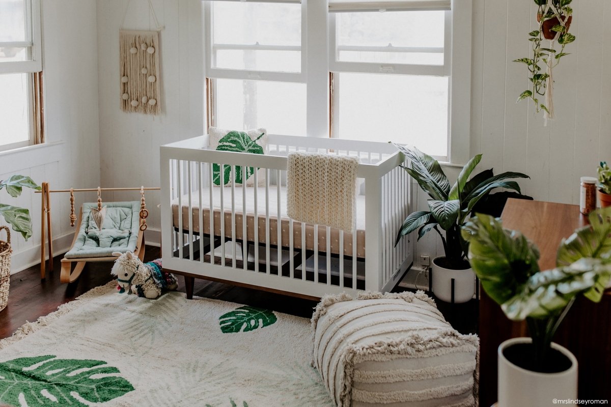 LORENA CANALS - Tapis Lavable Vert Tropical 140 x 200 Cm