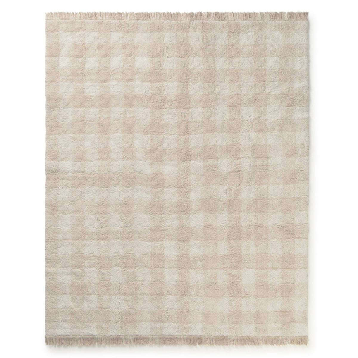 LORENA CANALS - Tapis Lavable Vichy Ivoire 90 x 120 Cm