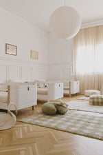 LORENA CANALS - Tapis Lavable Vichy Matcha 150 x 180 Cm