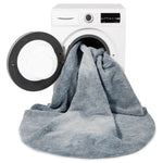 LORENA CANALS - Tapis Tie - dye Bleu Vintage Ø 150 Cm