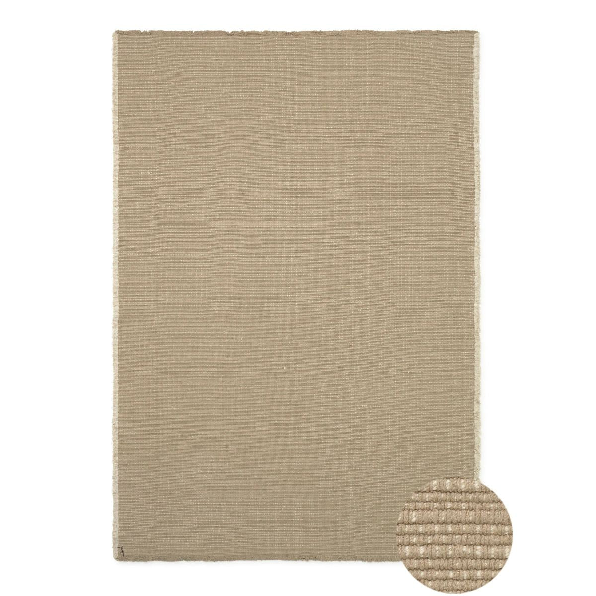 LORENA CANALS - Tapis Tissé À La Main Beige 140 X 200 Cm